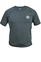 Футболка чоловіча Stone Island 25-ZZK500 темно-зелена