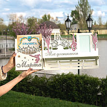 Медальниця для гімнастики з поличкою для кубків. Холдер для гімнастки. Медальниця на замовлення. Полиця для нагород