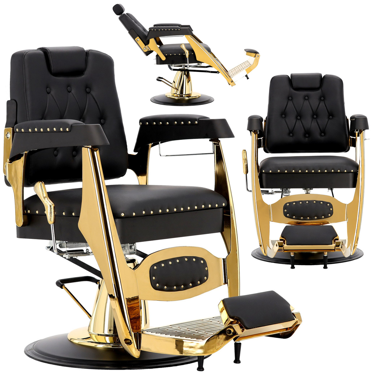 Гідравлічне перукарське крісло для перукарського салону Barber King ZL-ENZO-9194 Cassus Barberking, фото 1