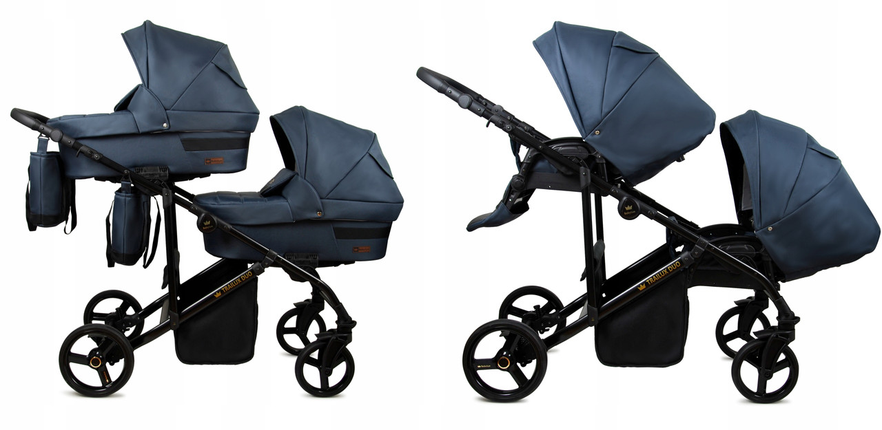 Дитячий візок для двійні BabyLux TRAILUX DUO 2в1