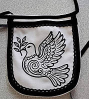 Ладунка кишенька поясна "Голубок" модний жіночий аксесуар