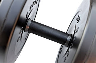 Гантель розбірна композитна домашня гантель пластикова для тренувань RN Sport Dumbbells ABS Long 23 кг, фото 3