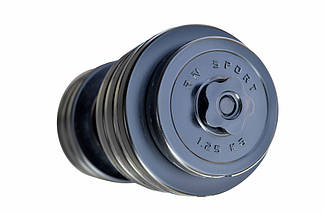 Гантель розбірна композитна домашня гантель пластикова для тренувань RN Sport Dumbbells ABS Long 18 кг, фото 3