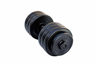 Гантель розбірна композитна домашня гантель пластикова для тренувань RN Sport Dumbbells ABS Long 18 кг, фото 4