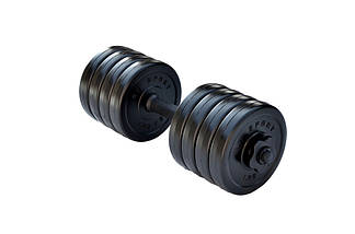 Гантель розбірна композитна домашня композитна гантель пластикова для тренувань RN Sport Dumbbells ABS Long 10 кг, фото 2