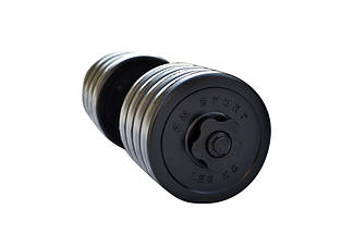 Гантель розбірна композитна домашня композитна гантель пластикова для тренувань RN Sport Dumbbells ABS Long 10 кг, фото 3