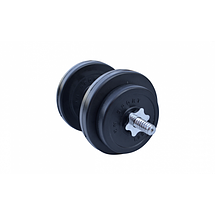 Гантель розбірна композитна домашня гантель пластикова для тренувань RN Sport Dumbbells ABS 8,5 кг, фото 3