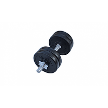 Гантель розбірна композитна домашня гантель пластикова для тренувань RN Sport Dumbbells ABS 6,5 кг, фото 4