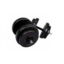 Гантелі розбірні композитні домашні гантелі пластикові для тренувань RN Sport Dumbbells ABS 2 шт по 8 кг, фото 2