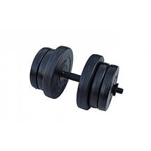 Гантель розбірна композитна домашня гантель пластикова для тренувань RN Sport Dumbbells ABS 20 кг, фото 3