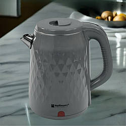 Електричний чайник 2,5 л Hoffmans Electronics HM-2542 Електрочайник для дому 2000W Сірий