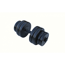 Гантель розбірна композитна домашня гантель пластикова для тренувань RN Sport Dumbbells ABS 16 кг, фото 2