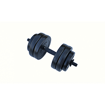 Гантель розбірна композитна домашня гантель пластикова для тренувань RN Sport Dumbbells ABS 13 кг, фото 2