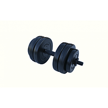 Гантель розбірна композитна домашня гантель пластикова для тренувань RN Sport Dumbbells ABS 13 кг, фото 5