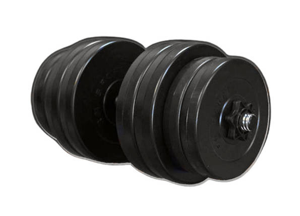 Гантель розбірна композитна домашня гантель пластикова для тренувань RN Sport Dumbbells ABS 30 кг, фото 2