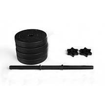 Гантель розбірна композитна домашня гантель пластикова для тренувань RN Sport Dumbbells ABS 6 кг, фото 2