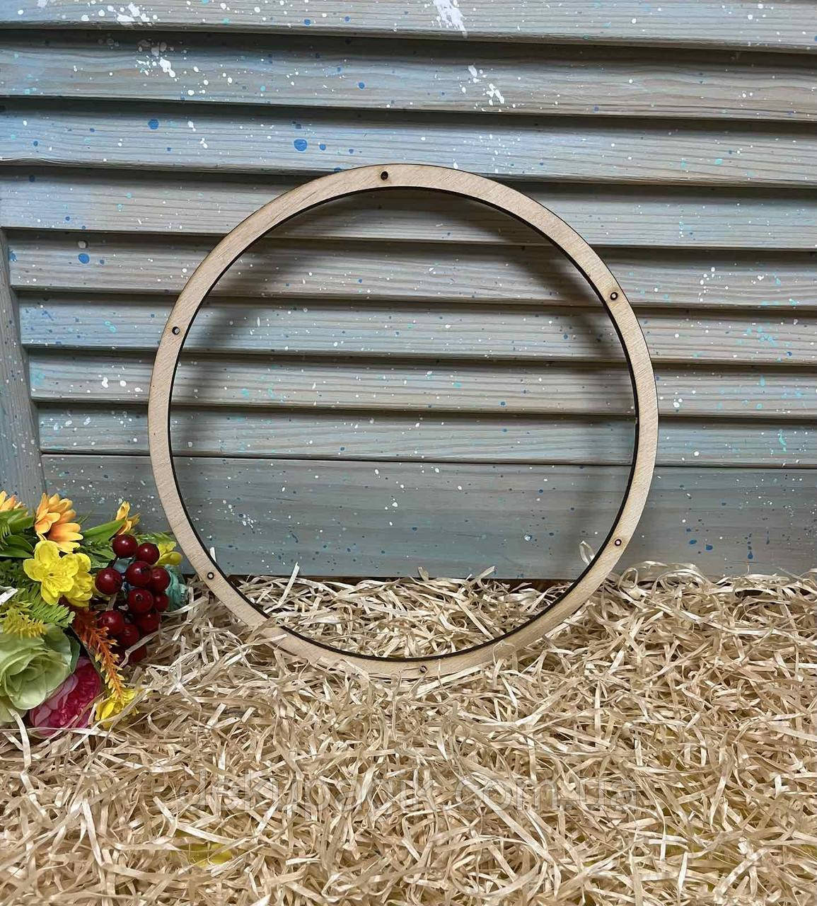 Кільце (ловець снів) 25см, 6 отворів (ширина ободка 1см), фото 1