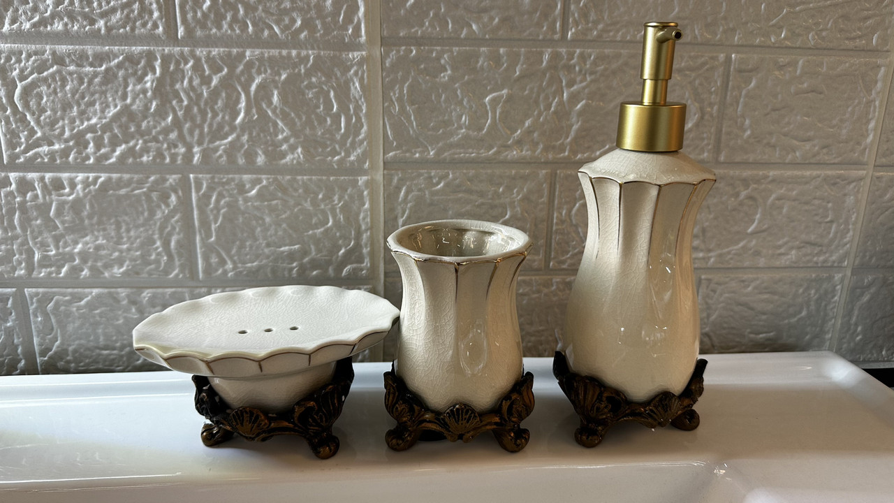 Набір аксесуарів для ванної, 3 предмети
