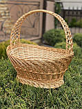 Кошик з лози святковий. Арт:4046, фото 6