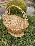 Кошик з лози святковий. Арт:4046, фото 4