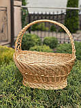Кошик з лози святковий. Арт:4046, фото 2