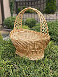 Кошик з лози святковий. Арт:4046, фото 7