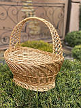 Кошик з лози святковий. Арт:4046, фото 3