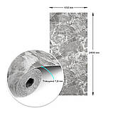 Самоклеючі шпалери 2800х450х1,5мм Чорний мармур SW-00000730, фото 3