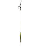 Готовий флюорокарбоновий повідець з м'яким волоссям W4C FLUOROCARBON HAIR RIG, гачок WIDE GAPE No 8, фото 3