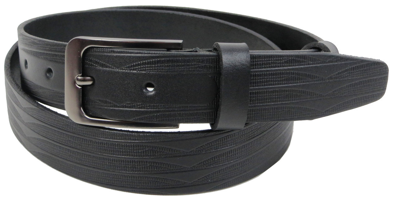 Чоловічий ремінь Skipper 1475-35 133 см Чорний (1882228565)