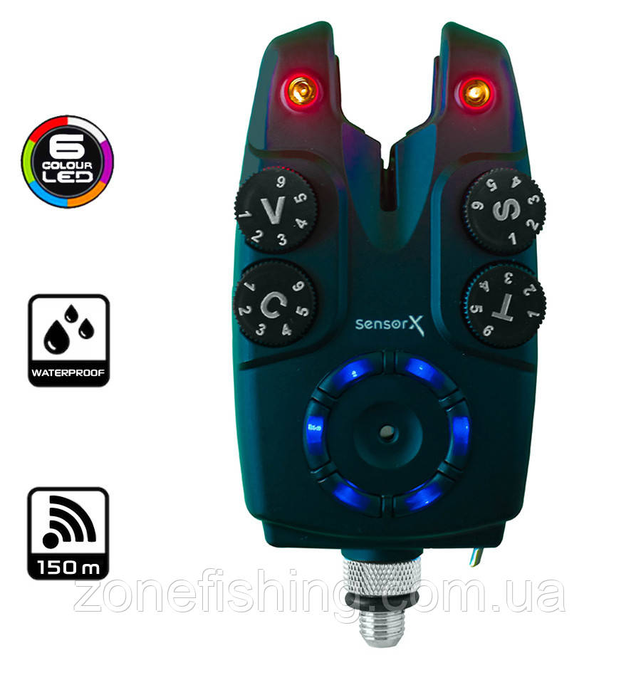 Сигналізатор клювання World4Carp Sensor X з прив'язкою, фото 1