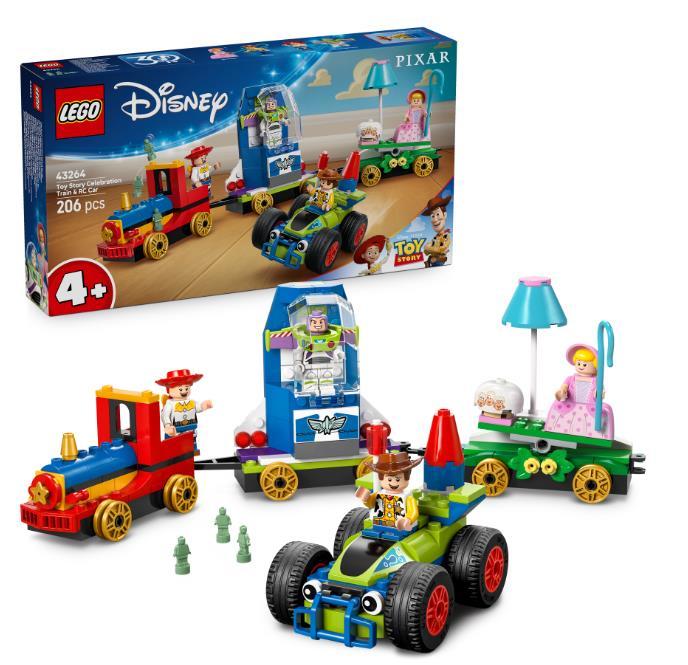 Lego Disney Святкування з Історії Іграшок: потяг і авто для перегонів [43264], фото 1