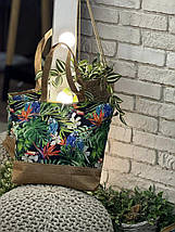 Літня жіноча шопер-сумка з підкладкою, фото 5