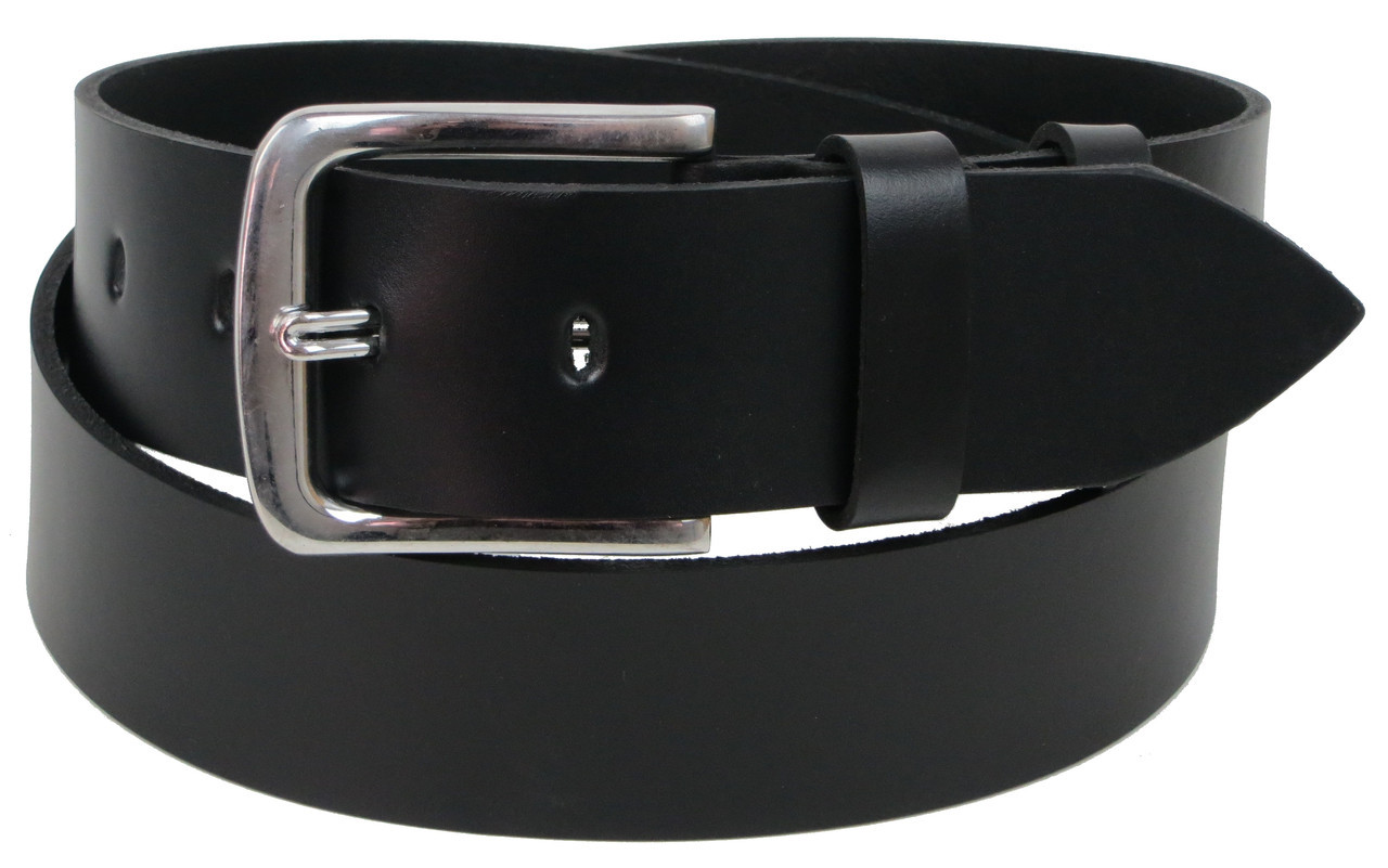 Чоловічий ремінь Skipper 1609-50 134 см Чорний (2298293936)