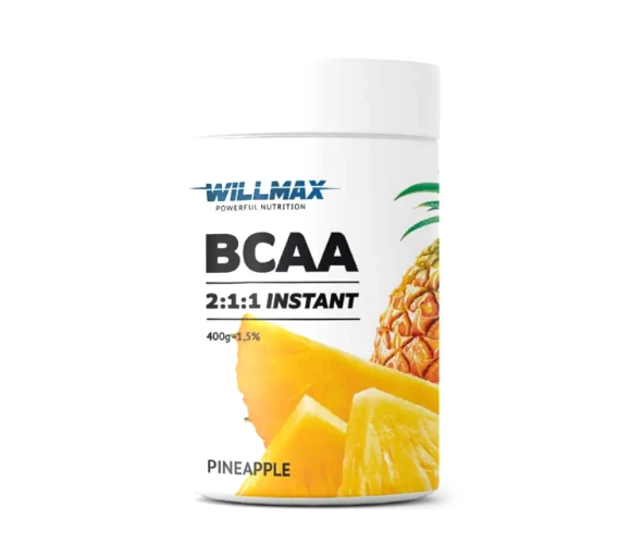 Амінокислота BCAA 2:1:1 Instant Willmax 400 г Ананас, фото 1