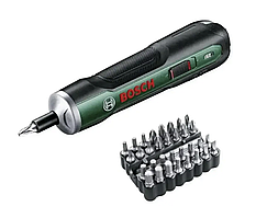 Електровикрутка акумуляторна Bosch PushDrive зі змінними насадками ( 3.6 В, 1.5 А·год, 5 Нм )
