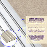 Рейка декоративна PS 2900х160х11мм Бежева зі сріблом SW-00002150-, фото 2