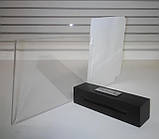 Брендовані підставки під меню Hennessy RESTEQ з акрилу та дерева формату А6 — якісні менюхолдери для кафе та ресторанів, фото 3