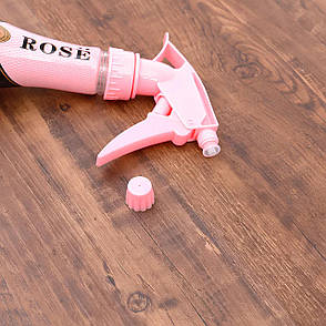 Розпилювач перукарський Rose 25,5×6,2 см, Обприскувач для перукарні, Бризгалка у вигляді пляшки з-під шампанського, фото 4