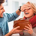 Дорожня косметичка-органайзер (23,5×13×13см), Коричневий / Жіноча косметичка / Косметичка з повним доступом, фото 2