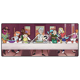 Великий плакат Рік і Морті RESTEQ 700x265 мм — яскравий постер Rick and Morty для оформлення кімнати, подарунка та колекції