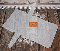 Пластикова канва для виготовлення сумки №20 46*42 см, біла