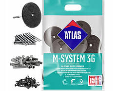 Зʹєднувачі для кріплення плит ATLAS M-SYSTEM L 100 3G M8/FI 6,5 BX (ДОВЖИНА СТЕРЖНЯ 100MM)