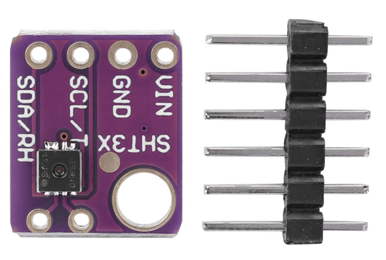GY-SHT31D - цифровий датчик температури та вологості (I²C, 2.4-5.5 В) - спаяний