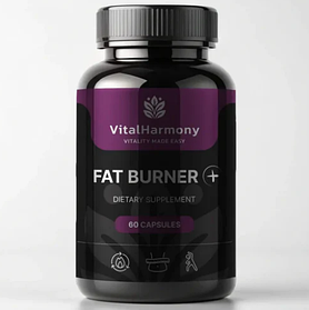 Жироспалювач Fat burner pluss VitalHarmony 60 капсул