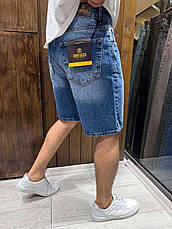 Чоловічі джинсові шорти John Lucca сині стильні шорти Мом, фото 2