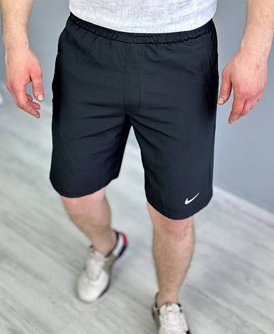 Чоловічі шорти Nike трикотажні чорни шорти найк для чоловіків, фото 3