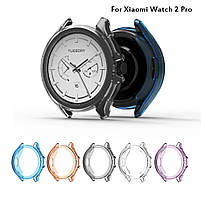 Захисний чохол для смарт годинника Xiaomi Watch 2 Pro прозорий + захисне скло, фото 6