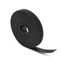 Органайзер для кабелів, стяжка-липучка кабелю в чорному кольорі (1 м)