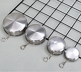 Стакан складний з нержавіючої сталі. Туристична чарка. 150 мл 250 мл 450 мл 450 мл, фото 7